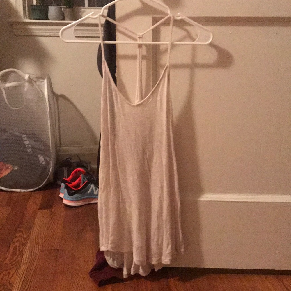 Cream flowy soft tank!